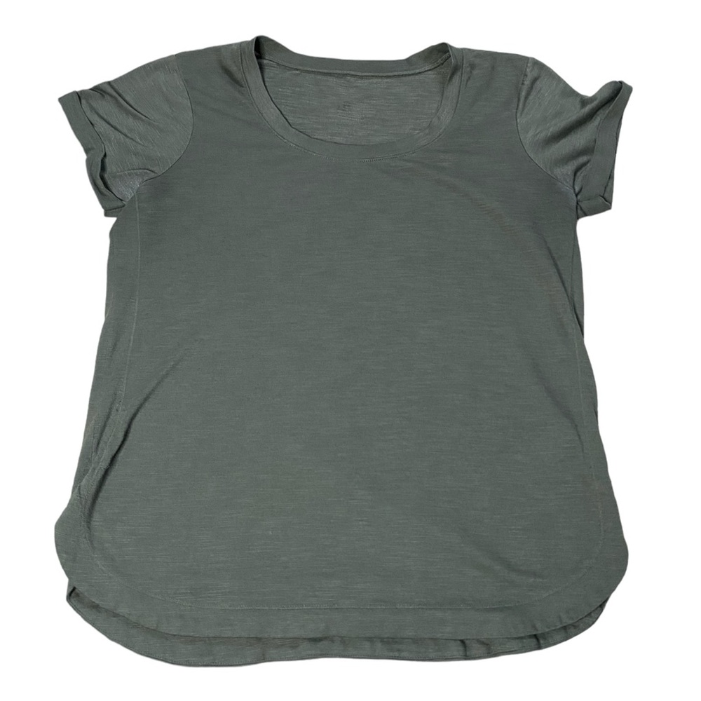 Green Short Sleeve Casual Women’s Shirt Size Medium